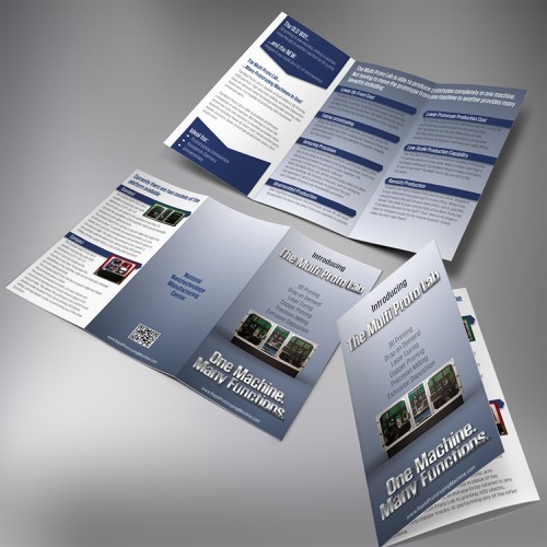 New brochure design wanted for National Nanotechnology Manufacturing Center Design by lpilip72