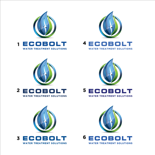 Design a logo for ECOfriendly water treatment solution that uses electricity instead of chemicals Design réalisé par Rr_28