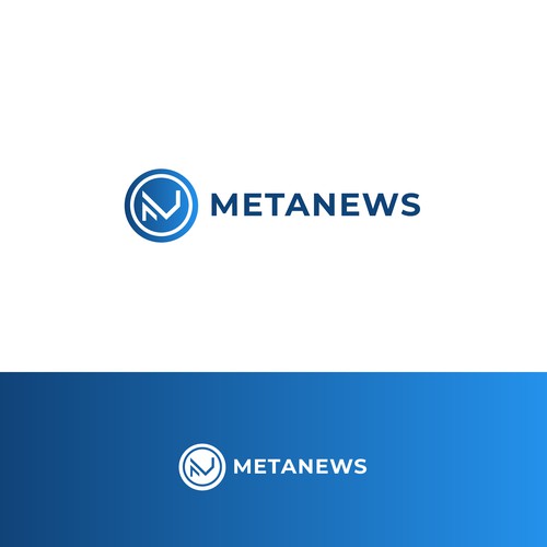 Design a logo for a web3 News platform called MetaNews Design by keoart