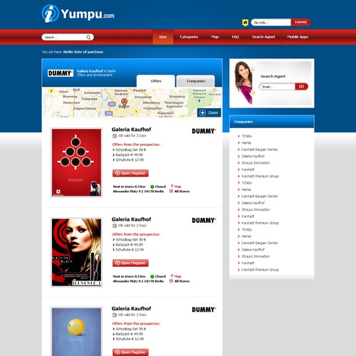 Create the next website design for yumpu.com Webdesign  Design by designers.dairy™