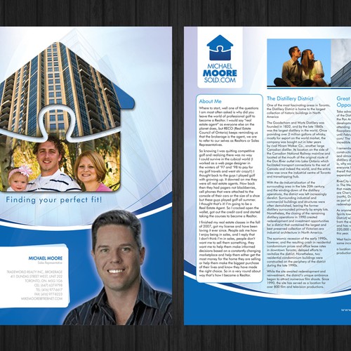 Create a brochure design for MikeMooreSold.com! Design by Bhavya23