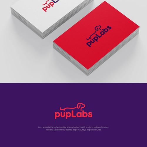 Pup Labs Logo Design Design by Wolgen D