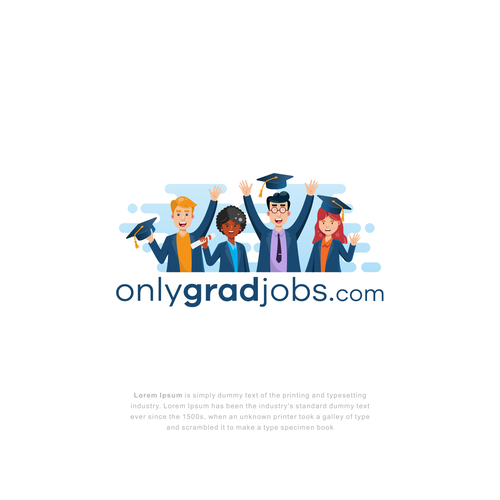 Design a brand NEW logo for a GRADUATE job board Design by keep-w1