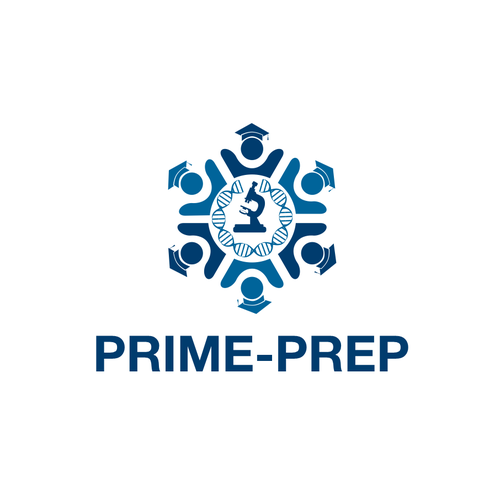 Logo for new research/education 'PREP' prgm 4 talented young scientists from diverse backgrounds Design by SrvArt