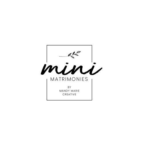 Mini Matrimonies Logo Needed For Micro Wedding Ceremonies! Design by mikropolka