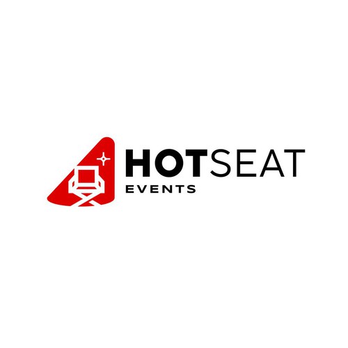 Impactful Logo For 'Hot Seat Events' – Learn from Industry Experts Through Livestreams & Events. Design by humbl.