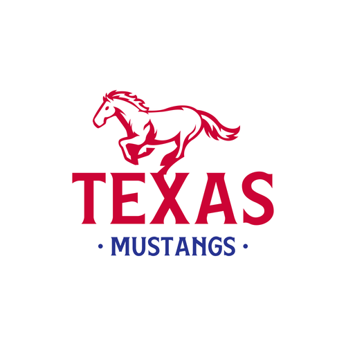 Diseño de Texas Mustangs de hhhdesigns