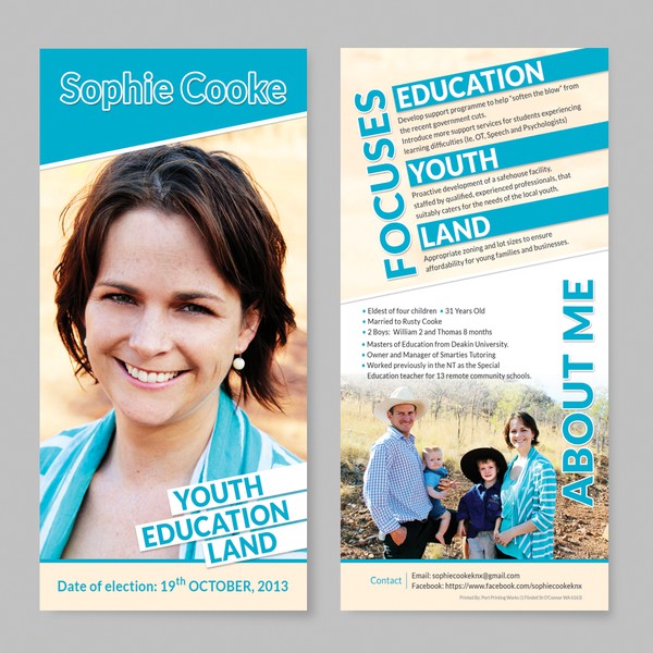 postcard, flyer or print required