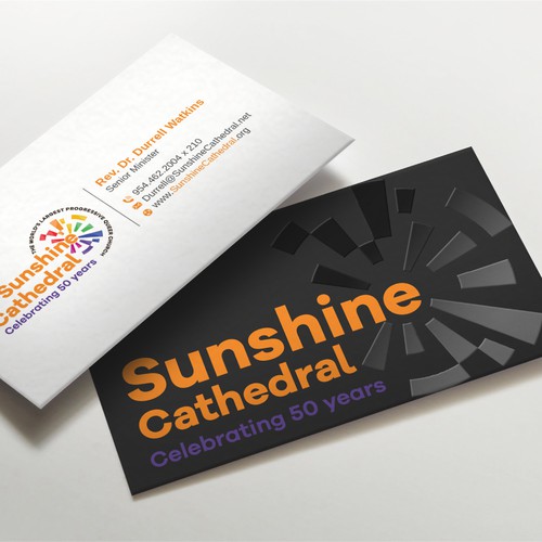 Business Card for Growing Progressing LGBTQ Church Design by LAXMI DESIGNHUB