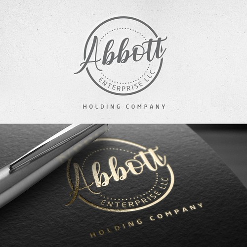 Abbott Enterprise Logo Design by DeusKaos