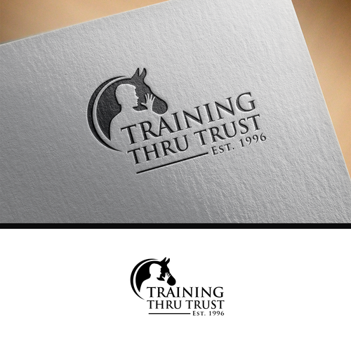 Looking for a simple but powerful horsemanship/horse trainer logo Design réalisé par Bishusal Studio™