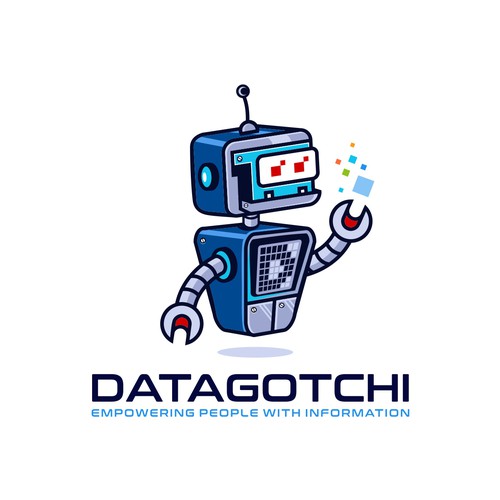 Clear, but cute, logo for a democratizing software movement Design by R O B