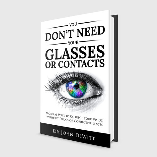 Natural Vision Correction Book Cover! Design by stojan mihajlov