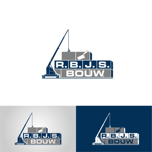 "eenmanszaak zoekt een cool en stoer logo voor in de bouw" winning Logo design