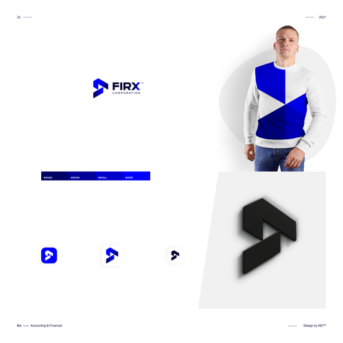 The new Firx Inc. brand identity, the european digital money leader. Design by AEI™