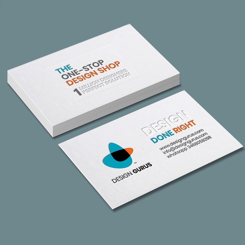 Business Card for DesignGurus.com Design réalisé par fastdesign86