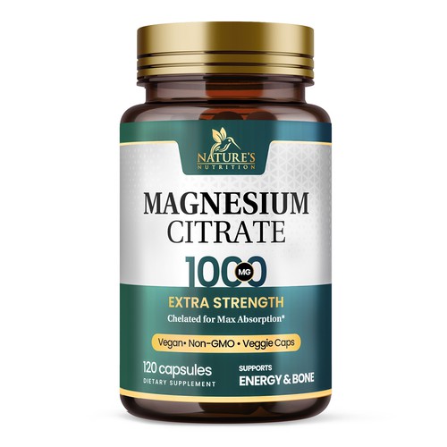 Premium Magnesium Citrate Design needed for Nature's Nutrition Design by Davi Giolo ★