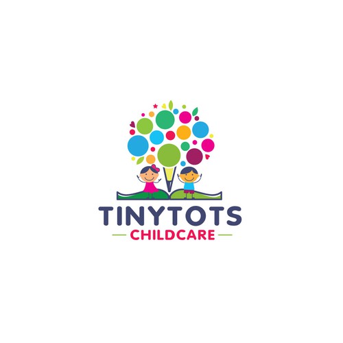 Colorful and playful logo for my in-home daycare. I would like to see kids playing and learning . I have kids 6 month up Design by creative_think