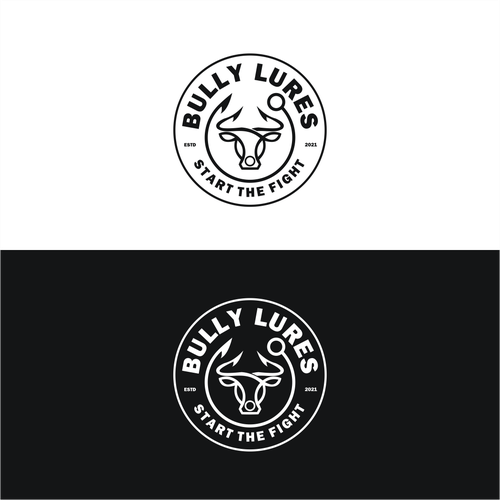 When Bulls and Lures Collide Logo Design Design by yosh_