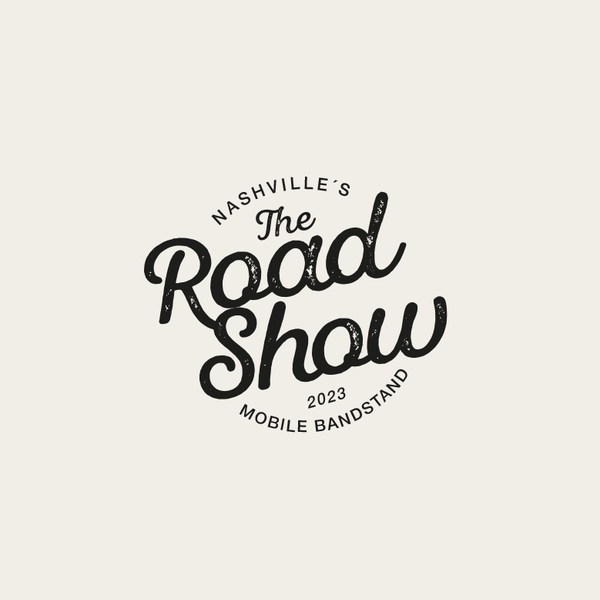 Retro Script Logo for "The Road Show"