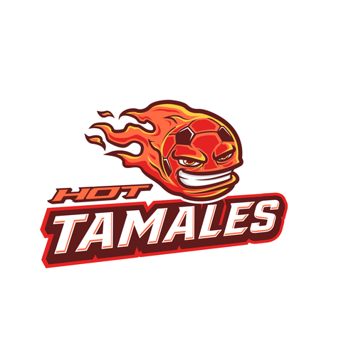 5-6 year olds need a soccer team logo! HOT TAMALES Diseño de emardesigns