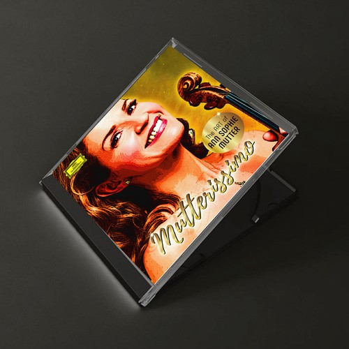 Illustrate the cover for Anne Sophie Mutter’s new album Design von EARTH SONG