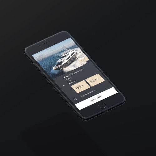 Luxury Mobile App Design por ELGER