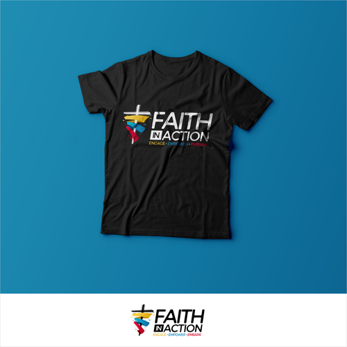 Design an inspiring and creative logo for our new vision: Faith in Action! Design by DC | DesignBr