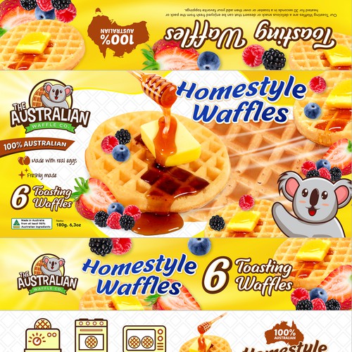 Waffle Packet Design Design by rizal hermansyah