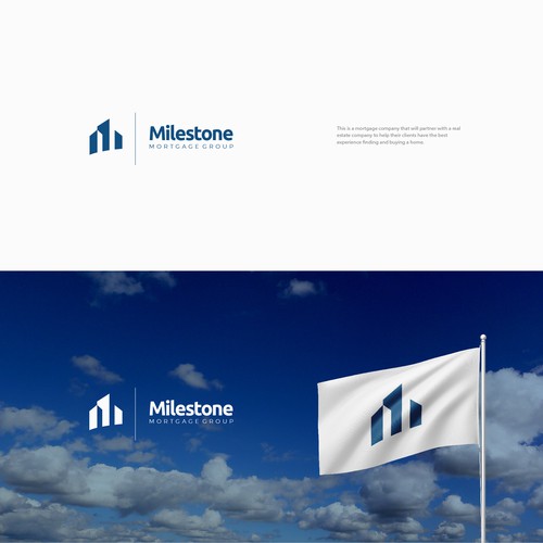 Milestone Mortgage Logo Design by mlv-branding