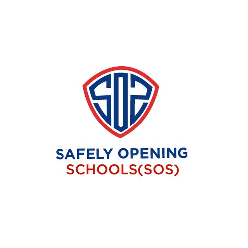 Logo for a group of Super Hero's working to get Kids back to school Design by playflowstudio