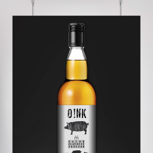 Bacon Flavored Bourbon Packaging & Label reDesign Product packaging