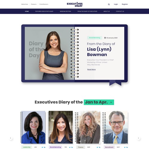 Proposition sur un concours de Design de page web, réalisée par Tushar K∎