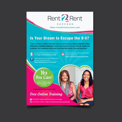 Design Create a Ridiculously Good Flyer for Rent 2 Rent Success por Zewal