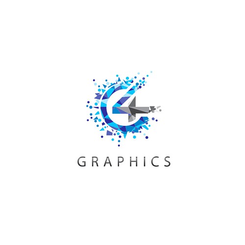 Geometric, modern, inspiring, powerful logo for my graphic design company C4 Graphics located in Colorado Réalisé par totovas