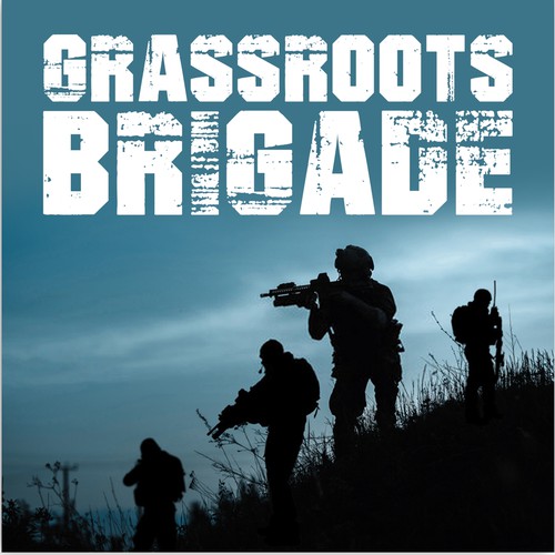 Cover Art for Military Veteran Podcast Design by The Cloud Digital