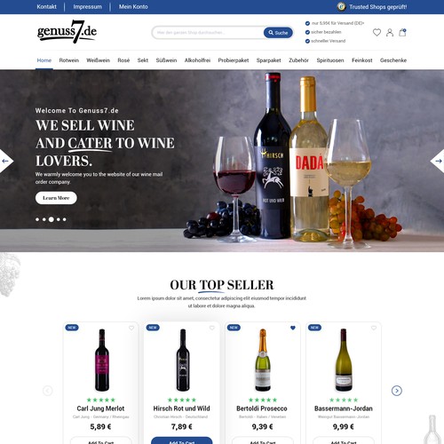 Web page design contest entry by OMGuys™