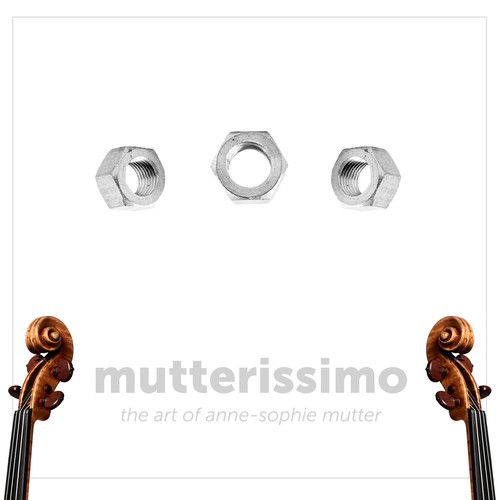 Illustrate the cover for Anne Sophie Mutter’s new album Ontwerp door lowercase.design