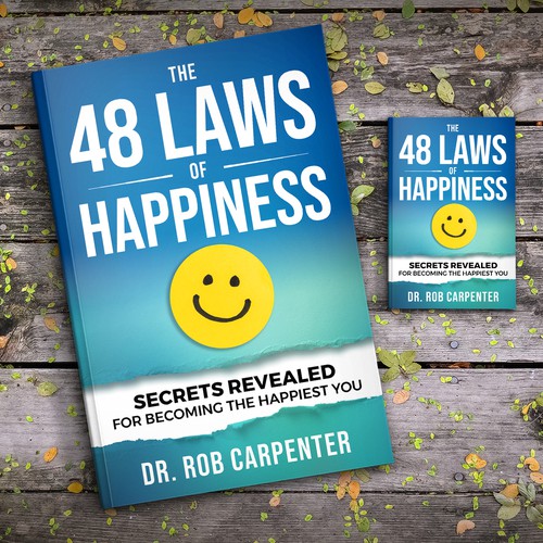 Design a fun and playful cover for a secrets to happiness book Design by Sam Arts Studio