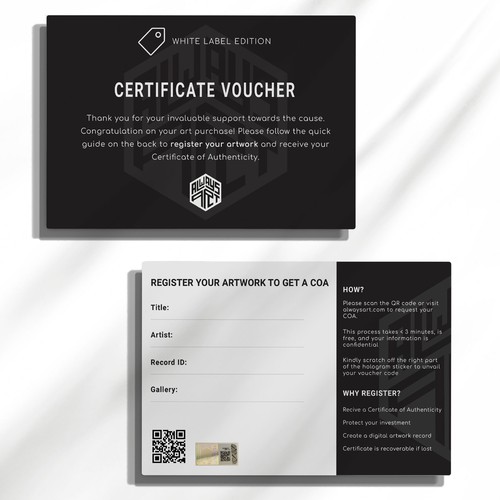 Certificate Voucher Design by Anndesigner11