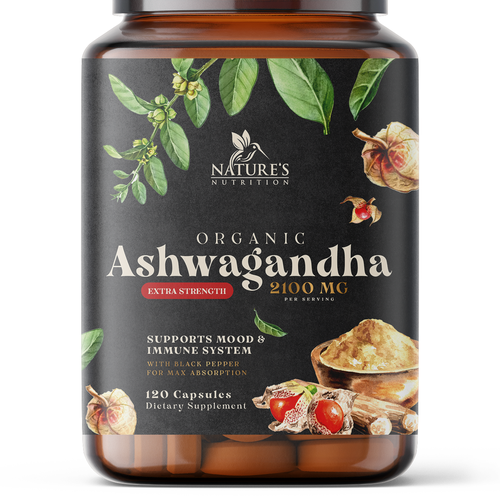 Ashwagandha Design Needed for Nature's Nutrition Design by artiss03
