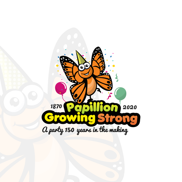 Butterfly Mascot Logo