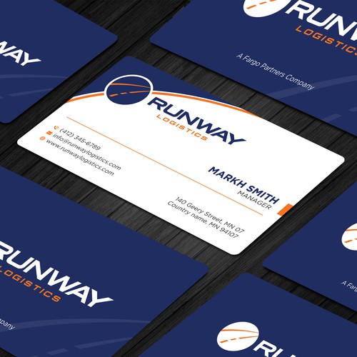 Design di Runway Logistics Business Card di prosenjit_P