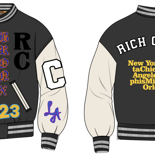 Varsity Jacket for a streetwear urban style brand Design by Colpo