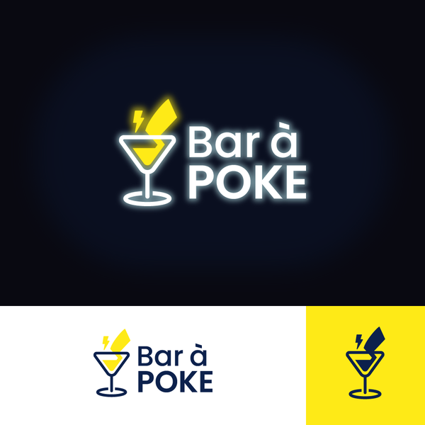 Minimalis,t martini Pokémon logo