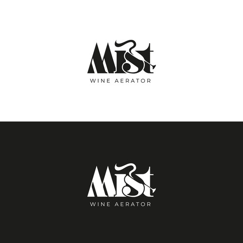 Wine Mist Logo Design by Stebelska Design