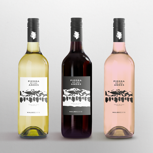 Malbec Wine Label for an Argentinian Winery Design by Phil Anderson®