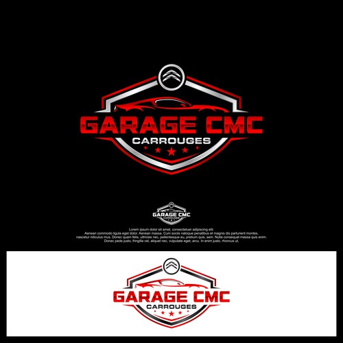 CREATION LOGO POUR GARAGE AUTOMOBILE CITROEN AVEC UN COTE FUN Design by the.yellowmortar