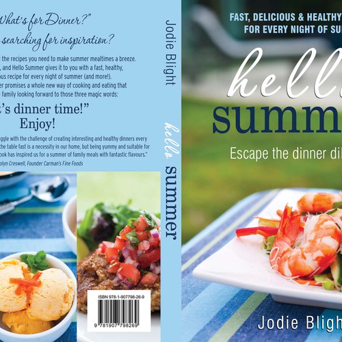 hello summer - design a revolutionary cookbook cover and see your design in every book shop Design by LilaM