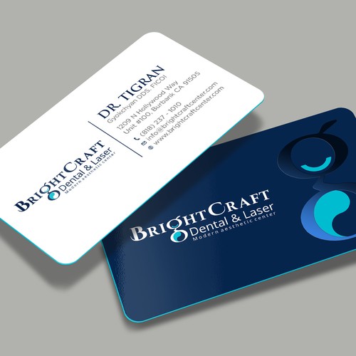 Modern Dental and Medical SPA business card Design réalisé par RENEXIT